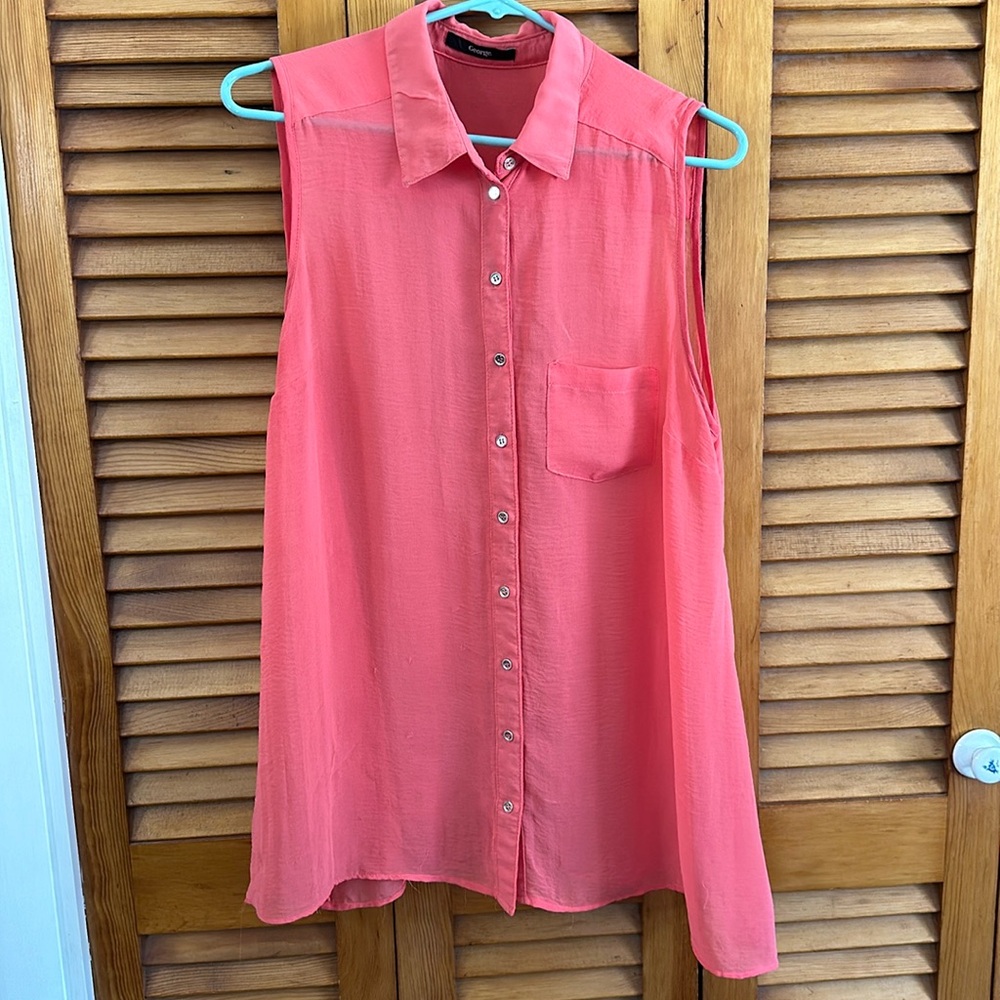 George Coral Shirt sleeveless (D6)